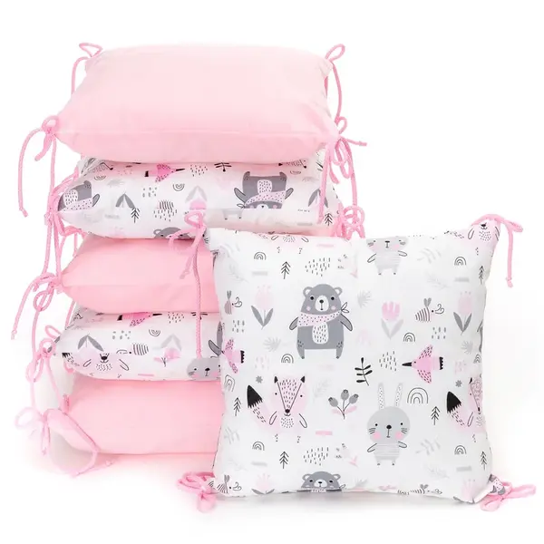 T-TOMI Vankúšový matrac Ružové medvede