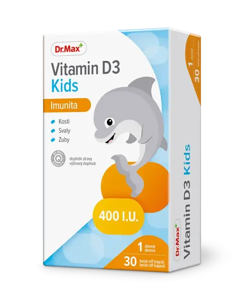 Dr. Max Vitamin D3 Kids 30 kapslí