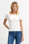 Tričko Tommy Hilfiger dámské, bílá barva, UW0UW06067