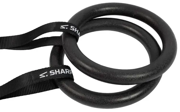 SharpShape Gymnastické kruhy černé