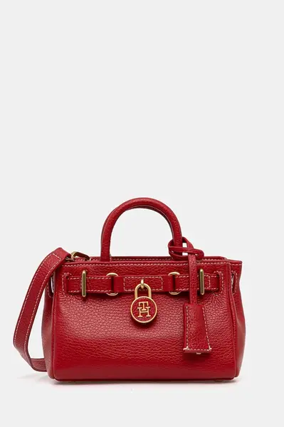 Kožená kabelka Tommy Hilfiger