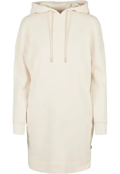 Dámské organické oversized froté šaty s kapucí whitesand