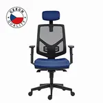 Powerton ERGO TINA Kancelářské ergonomické křeslo, Tmavě modré