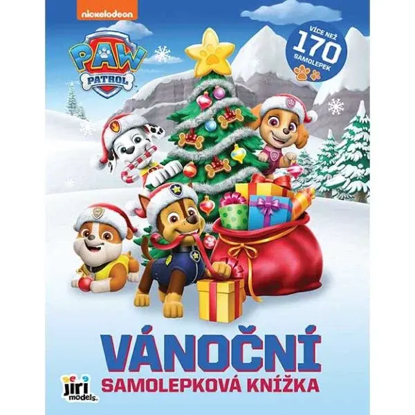 JIRI MODELS SAMOLEPKOVÁ KNIŽKA VIANOČNÁ LABKOVÁ PATROLA Samolepková knižka, mix, veľkosť