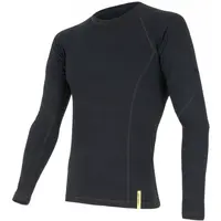 Sensor MERINOWOOL DR M Pánske funkčné tričko, čierna, veľkosť