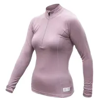 Sensor MERINO DF Dámské triko s dlouhým rukávem, fialová, velikost