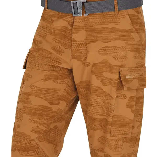 Husky Kalfer M XL, dark mustard Pánské funkční kraťasy