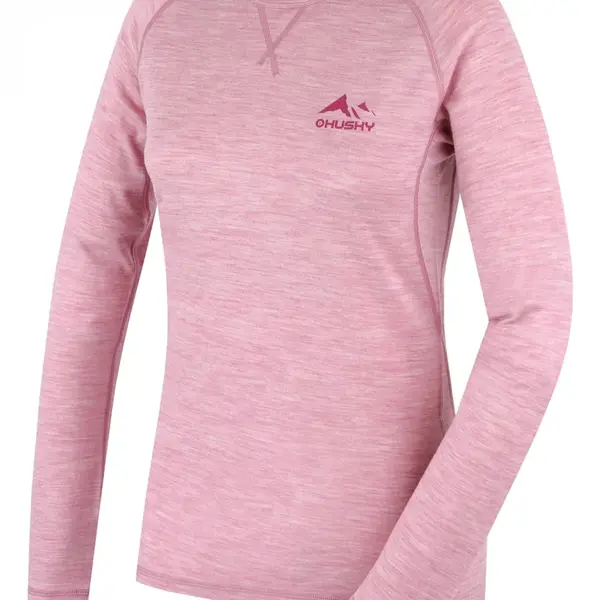 Husky Merow L XS, faded pink Merino termoprádlo triko