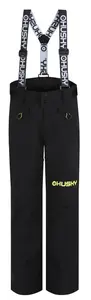 Husky Gunis Kids 122, black Dětské lyžařské kalhoty