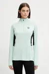 Funkční triko s dlouhým rukávem Rossignol Poursuite tyrkysová barva, RLMWL02