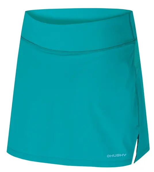 Husky Flamy L XS, turquiose Dámská funkční sukně se šortkami