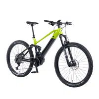 Horské celoodpružené elektrokolo Levit Svarog BF Overstep 630 29"/27,5" L (18,5", 175-185 cm) Lime Black Pearl