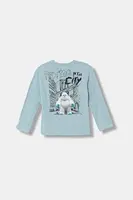 Dětské bavlněné tričko s dlouhým rukávem United Colors of Benetton