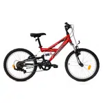 Dětské kolo Reactor Flash 20" 9.0 XS (15", 130-160 cm) tmavě červená-černá