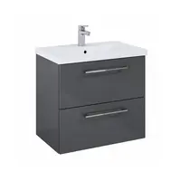 Skříňka s umyvadlem Boa Vista New 60 antracit