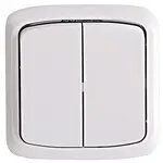 Přepínač střídavý ř.5B, Tango, barva bílá