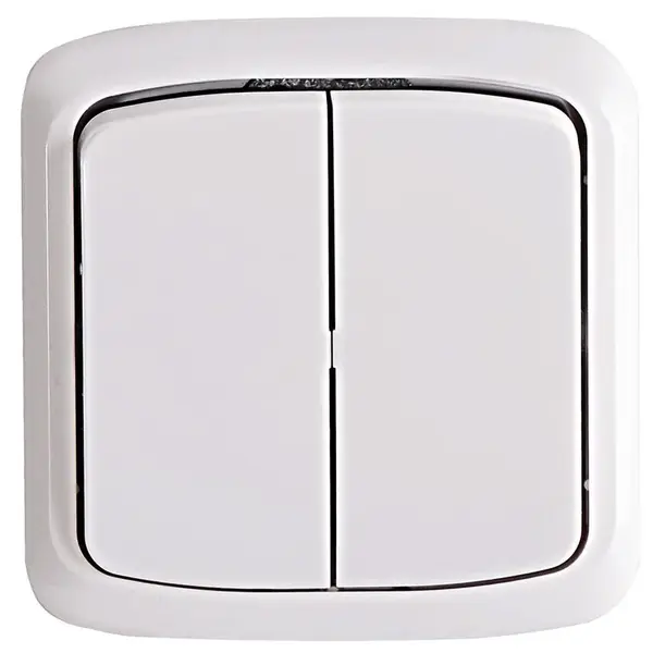 Přepínač střídavý ř.5B, Tango, barva bílá