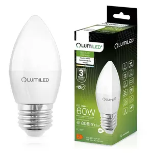 Žiarovka LED sviečka 8W E27 806LM NB