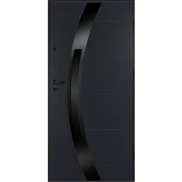 Dvere vchodové Selene 80P antracit