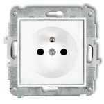 Zásuvka jednoduchá Z/U biela MGP-1ZP mini