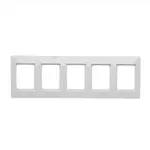 DR5/11 Päťnásobný rám biely