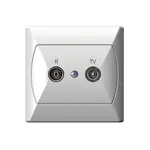 RTV zásuvka GPA-AK biely