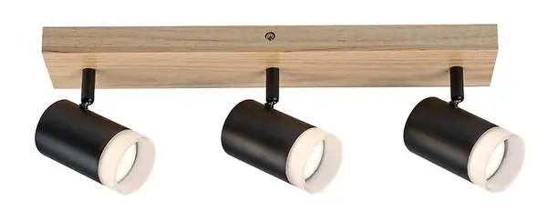 Stropné bodové svietidlo TORAS GU10 3XMAX 5W LS3