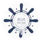 Vešiak jednoduchý Botti 6,5x6,5 cm modro-biely