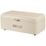 Chlebník nerez s víkem ecru