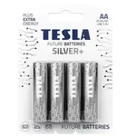 Baterie Tesla AA LR06 Silver+ 4 ks