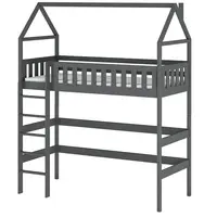 Patrová Postel Domček Otylia 90x200 graphite