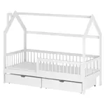 Posteľ Domček Oskar 80x160 white