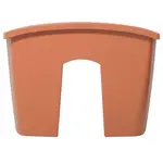 Kvetináč na zábradlie Crown  DCRO240 19511 R624 terakota