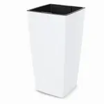 Kvetináč Aurora Classic Mat 30x30x57h Biely Ac178