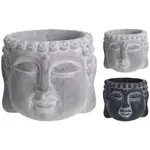 Budhov cementový kvetináč