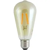 LED žárovka  4W E27 gold decor filament  2000K