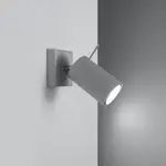 Nástenná lampa Oregon 1 sivá