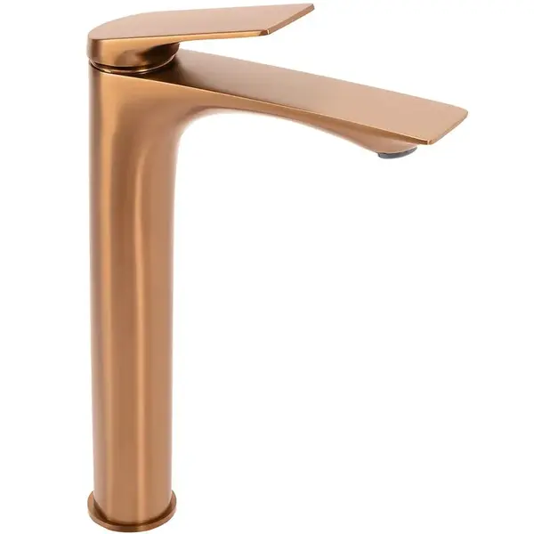 Umývadlová batéria vysoká Rea Avalon brúsená meď