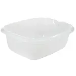 Misa hranatá s výlevkou transparentní 9L