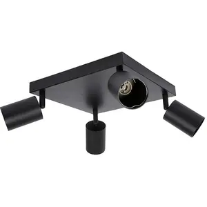 Stropné bodové svietidlo SARAI 6969 G10 čierne LS4