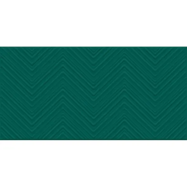 Green Chevron Mat 30/60 Rekt.