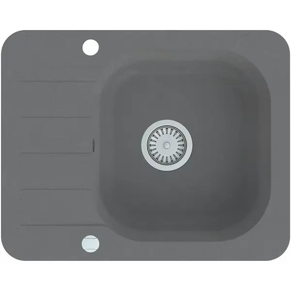 Dřez Granitový 1k 595x475 Šedá