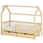 Posteľ Domček Oskar 90x200 borovica