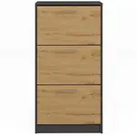 Skrinka na topánky Paula Antracit/Artisan