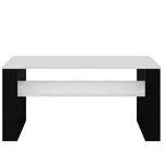 Konferenční stolek Modern 1p bílá/černá