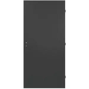 Vnitřní vchodové dveře RT03 80P kovové, antracit
