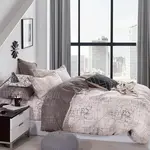 Posteľná bielizeň bavlnený satén ALBS-01342B 200x220 Lasher