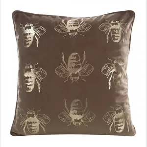 Obliečka na vankúš Blink/15/F 45x45 tmavobéžová 387634