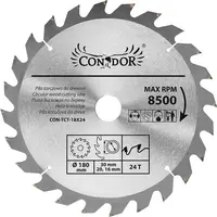 Pílový kotúč do dreva, 180 mm x 24 T, Drel