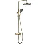 Sprchový set s termostatem Rea Tom kartáčované zlato